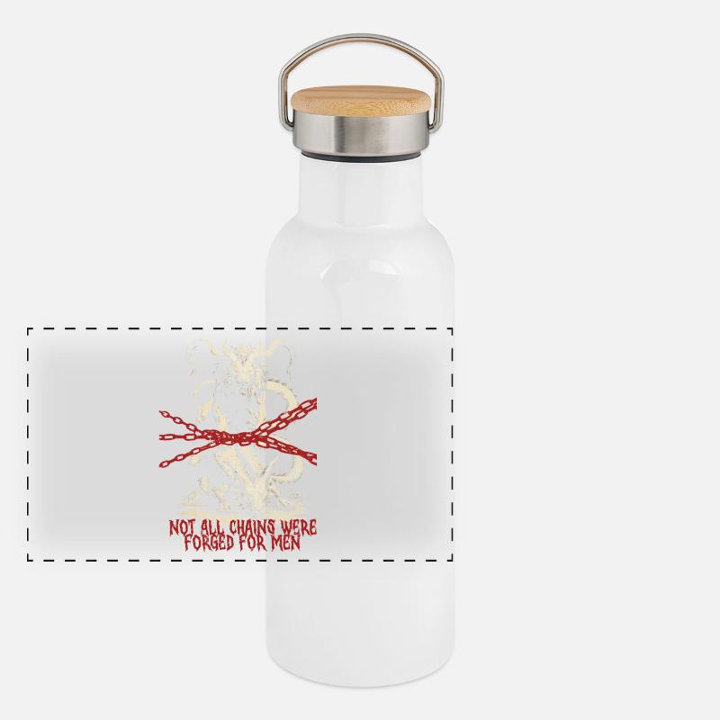 Chimera Creature Mythological Creatures Panoramic Thermal Bottle with Bamboo Lid