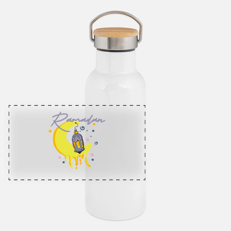 Ramadan Panoramic Thermal Bottle with Bamboo Lid