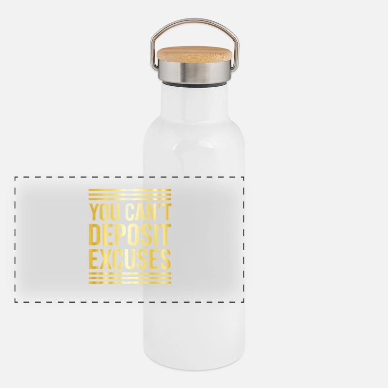 Workaholic Panorama Thermosflasche mit Bambusdeckel