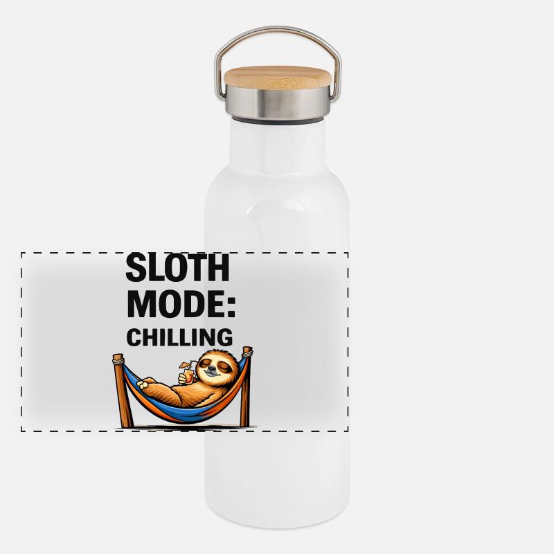 Mode Paresse : Chilling Gourde isotherme avec bouchon en bambou