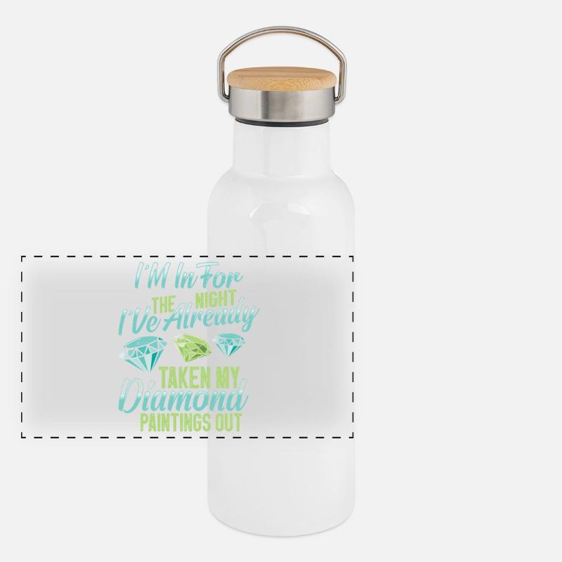  Diamond Painting Kits for Adults Painter Diamond Panoramic Thermal Bottle with Bamboo Lid