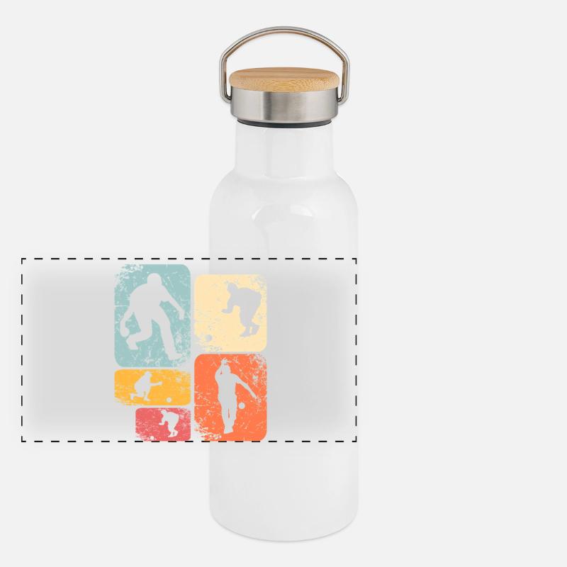 Skittles Gourde isotherme avec bouchon en bambou