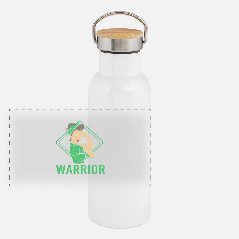 Organ Spender Leber Organspender Leberspende Panorama Thermosflasche mit Bambusdeckel