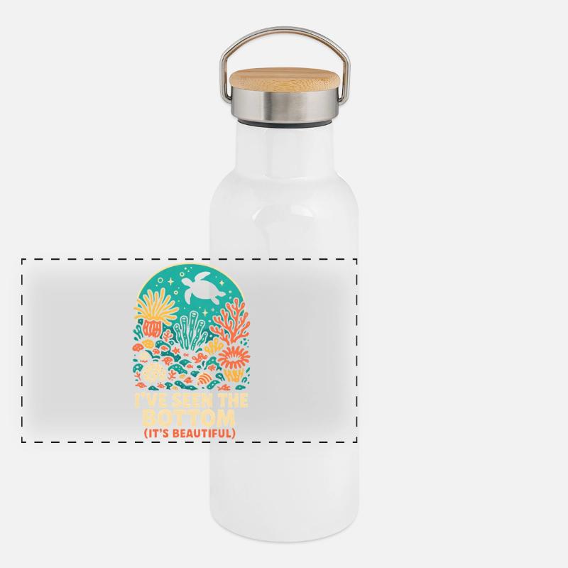I Saw the Reason | Reef Diving Panoramic Thermal Bottle with Bamboo Lid