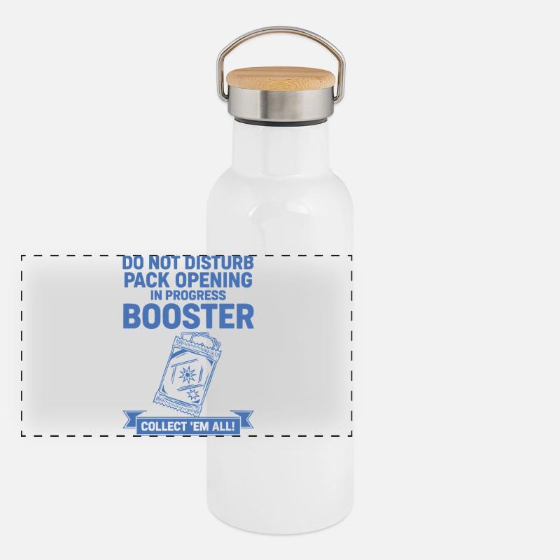 Booster de progression à ne pas déranger pour ouvrir le pack Gourde isotherme avec bouchon en bambou