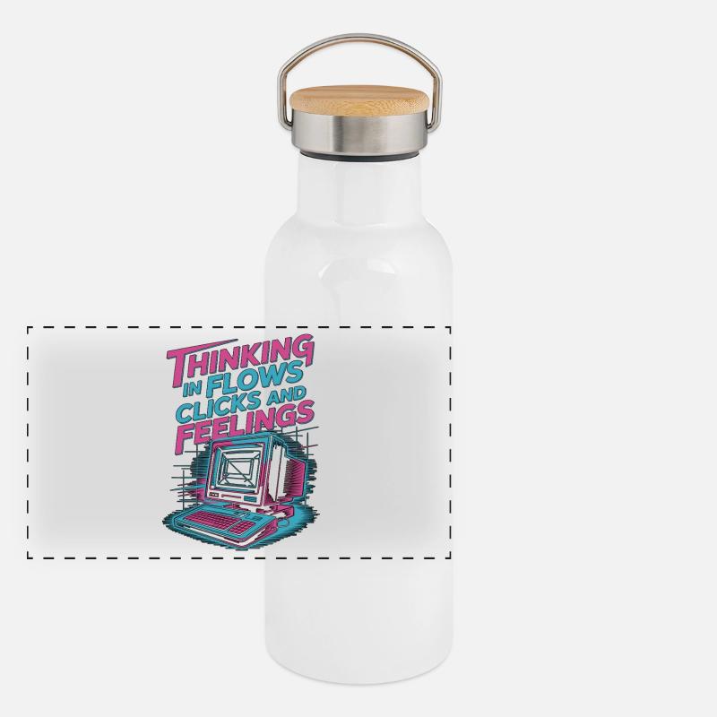 UX/UI Designer Thinking In Flows Product Designer Panorama Thermosflasche mit Bambusdeckel