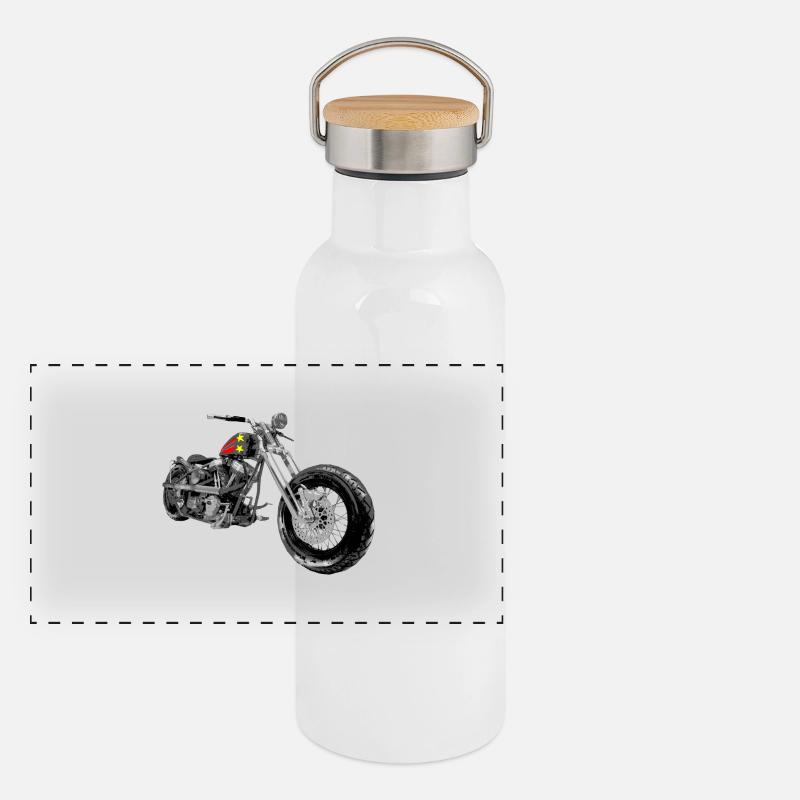 Chopper Panoramic Thermal Bottle with Bamboo Lid