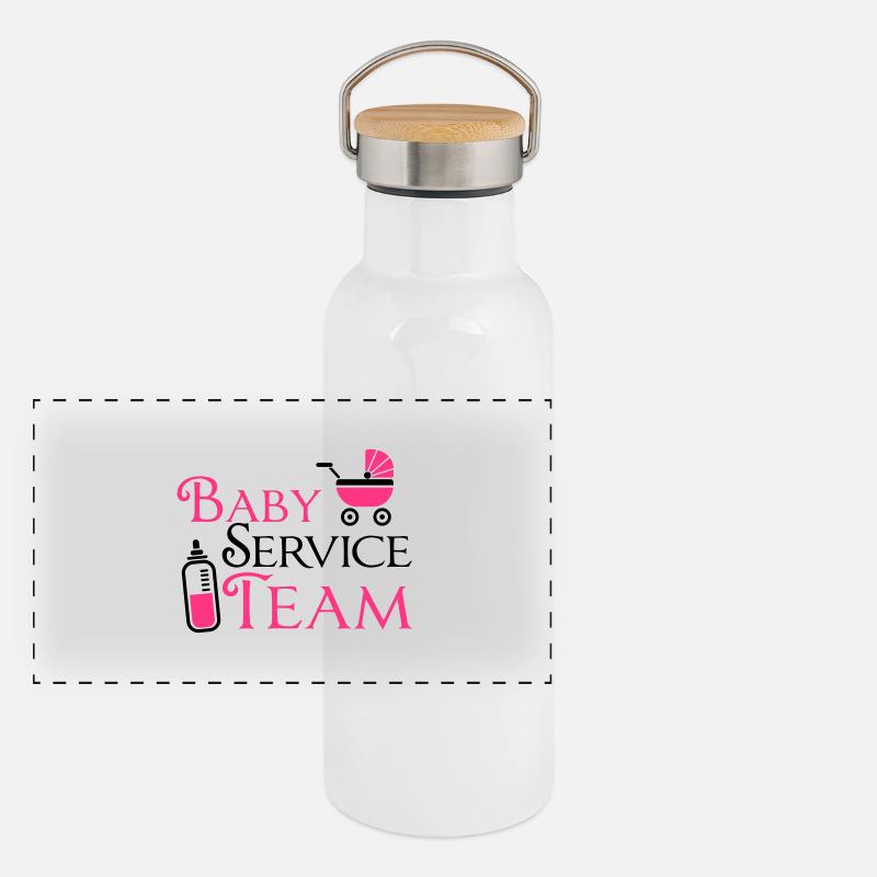 Baby Service Team Panorama Thermosflasche mit Bambusdeckel