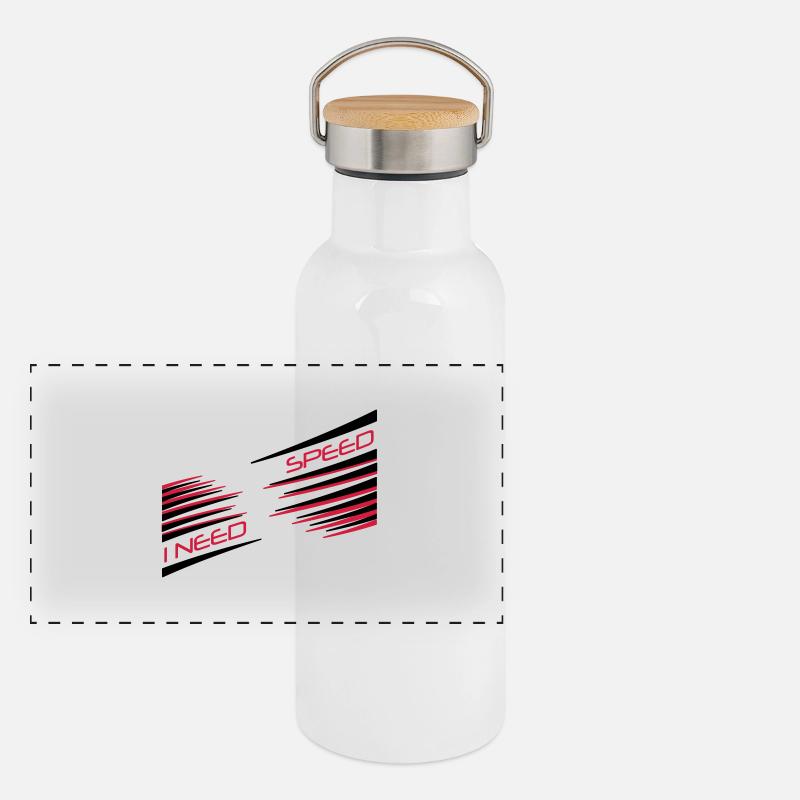 speed Gourde isotherme avec bouchon en bambou