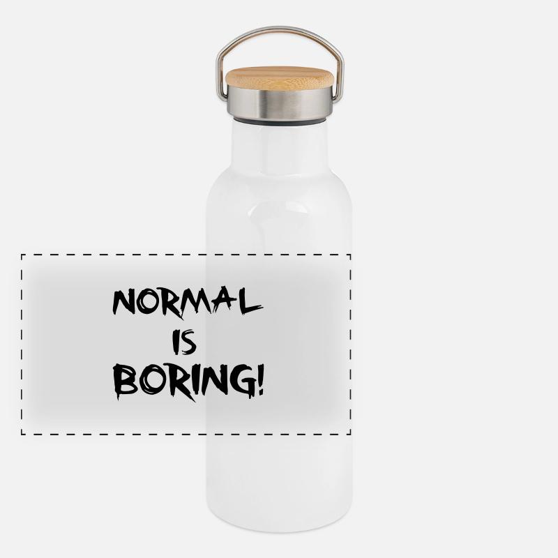 Normal Panoramic Thermal Bottle with Bamboo Lid