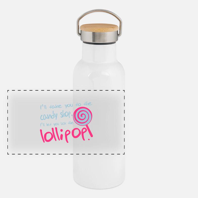 Lollipop Panoramic Thermal Bottle with Bamboo Lid