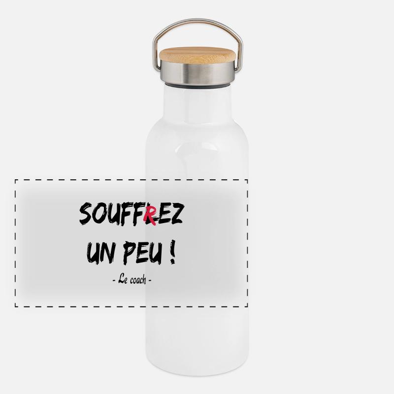 Soufflez un peu Panorama Thermosflasche mit Bambusdeckel