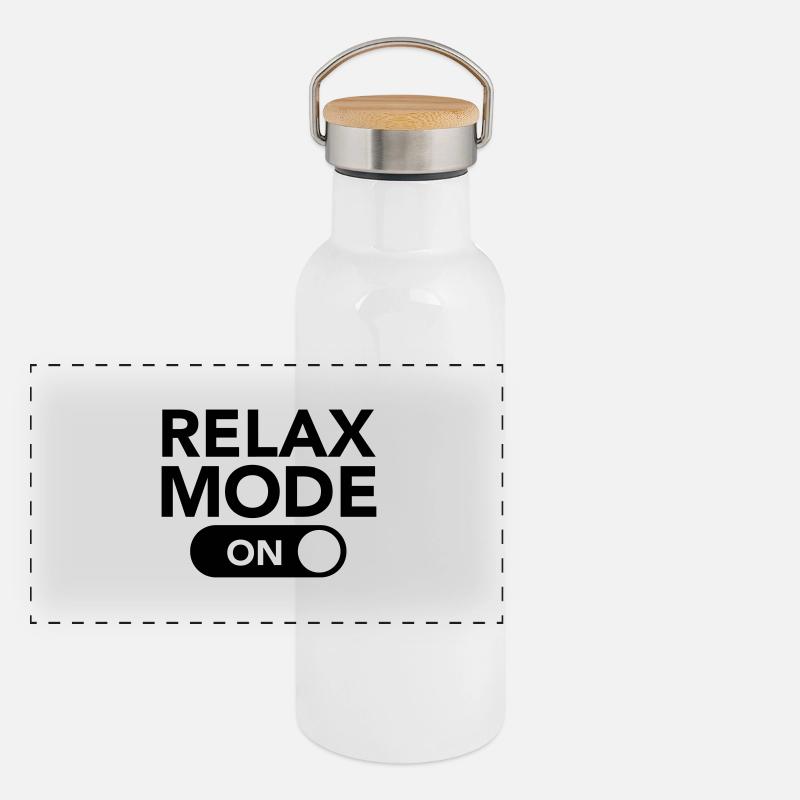 Relax Mode (On) Panorama Thermosflasche mit Bambusdeckel