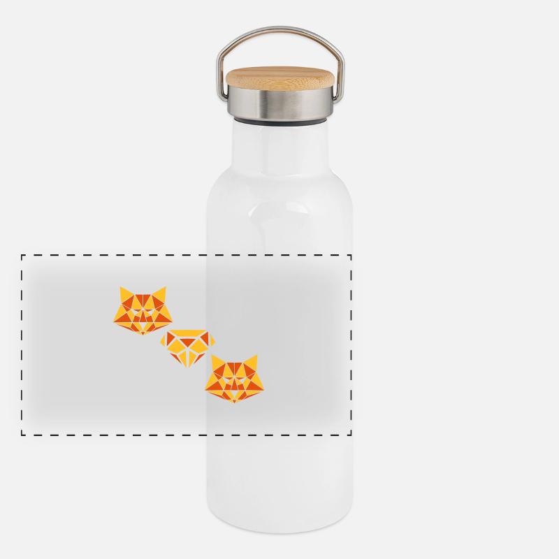 fox_diamond_02 Panorama Thermosflasche mit Bambusdeckel