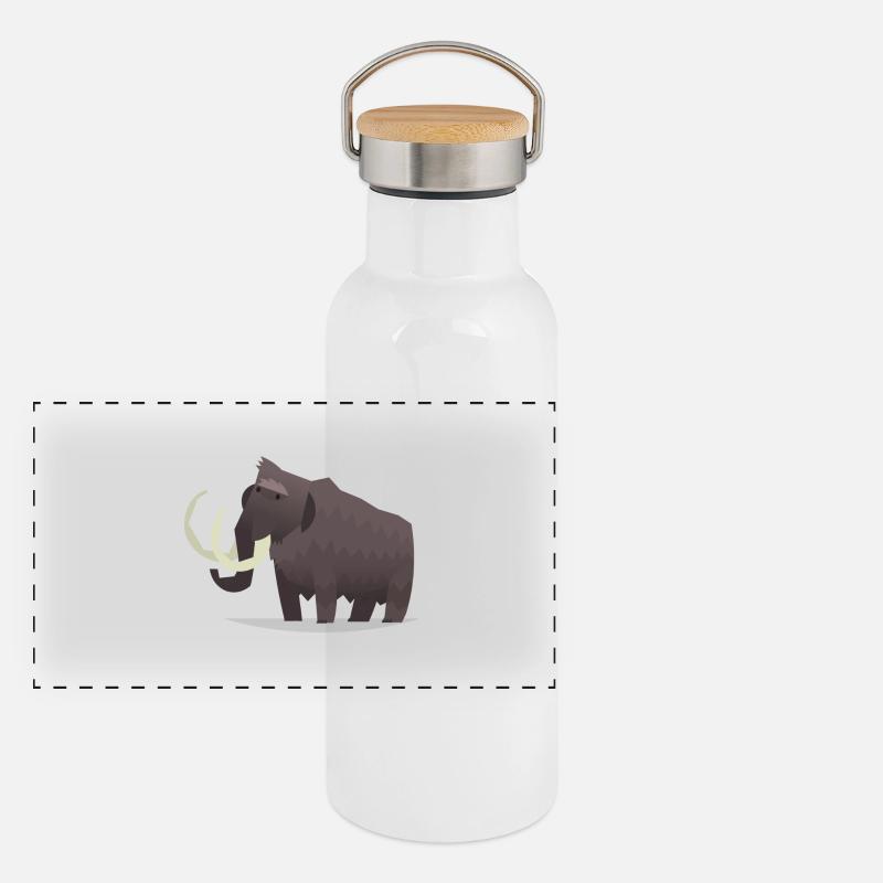 Mammut Design Panorama Thermosflasche mit Bambusdeckel