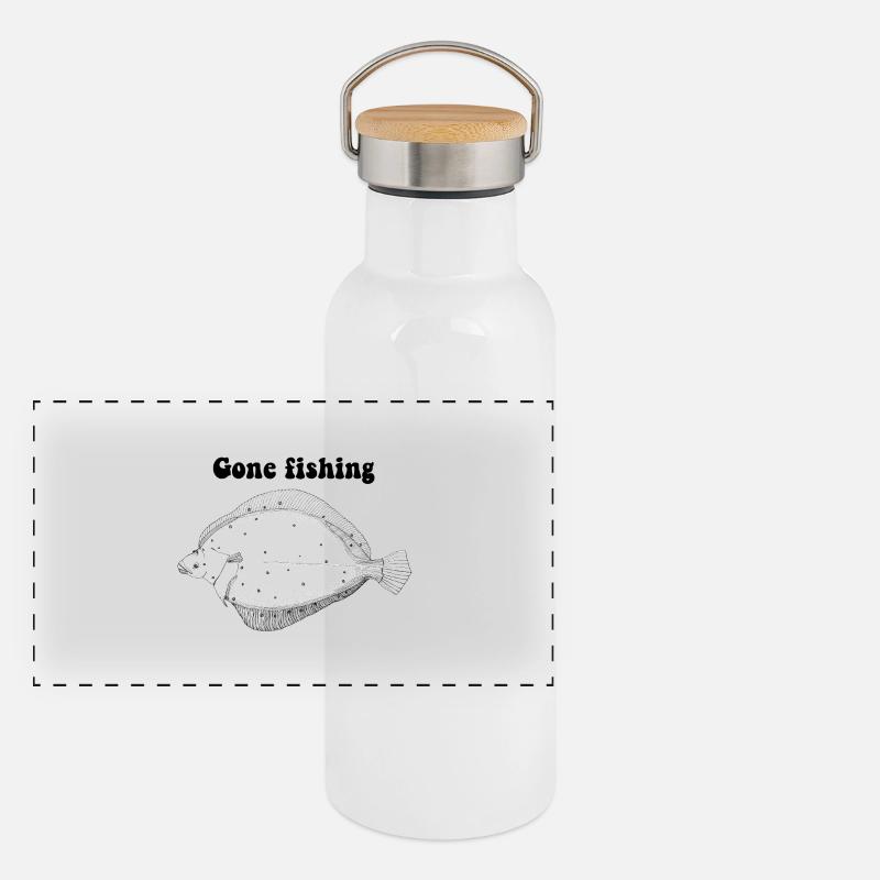 Gone Fishing 2 Panoramic Thermal Bottle with Bamboo Lid