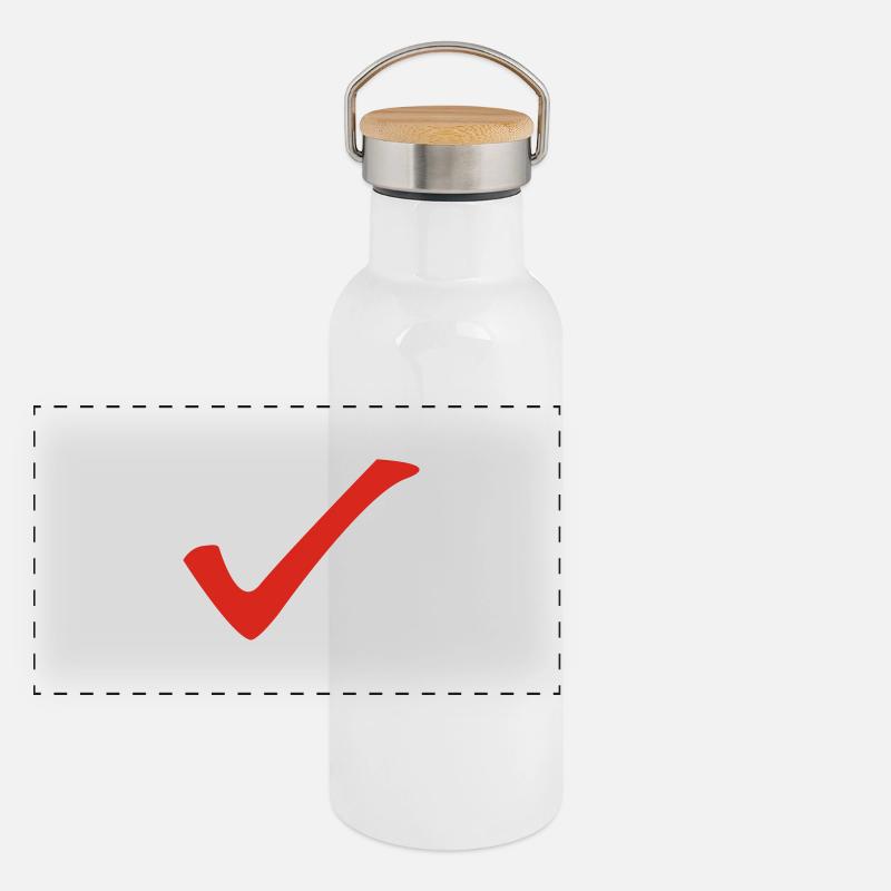 Check - Haken Panorama Thermosflasche mit Bambusdeckel