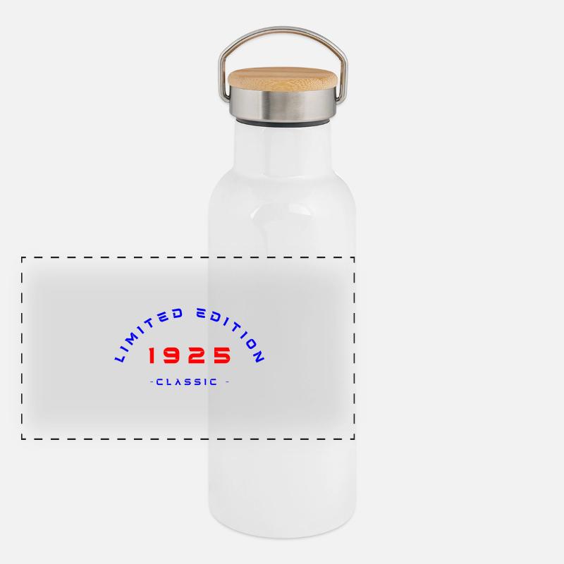 1925, Limited Edition Panorama Thermosflasche mit Bambusdeckel