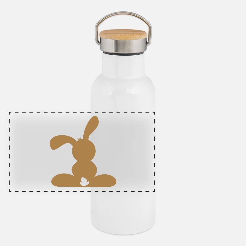 Rabbit Panoramic Thermal Bottle with Bamboo Lid