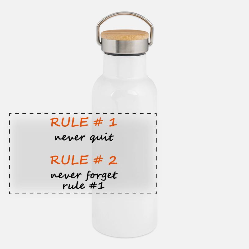motivation Panoramic Thermal Bottle with Bamboo Lid