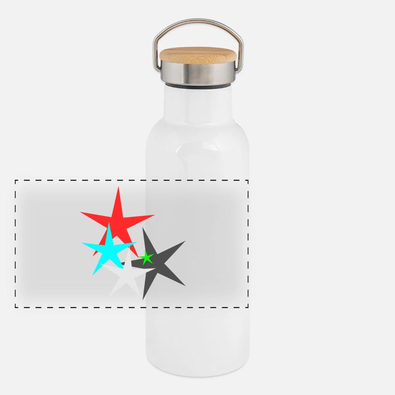 Star Star Gourde isotherme avec bouchon en bambou