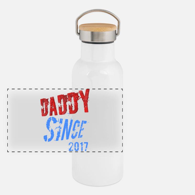DADY SINCE Panorama Thermosflasche mit Bambusdeckel