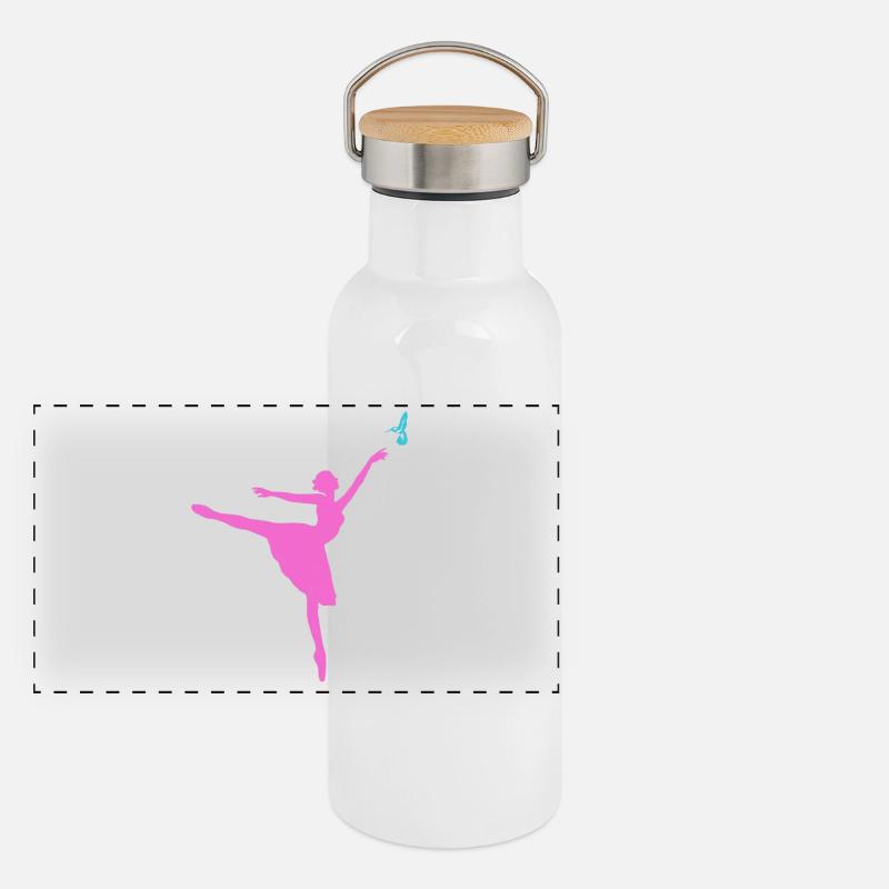 Dancer Panorama Thermosflasche mit Bambusdeckel