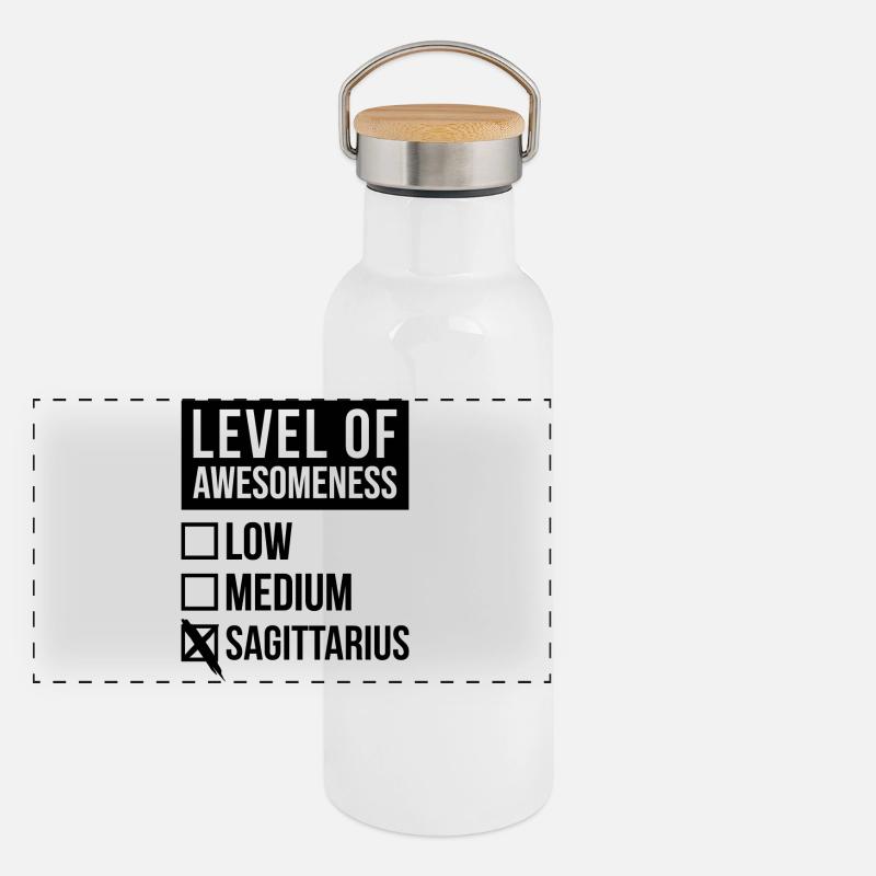 Sagittaire Gourde isotherme avec bouchon en bambou