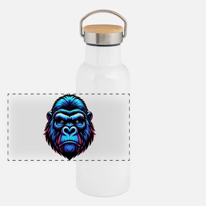 Gorilla Panoramic Thermal Bottle with Bamboo Lid