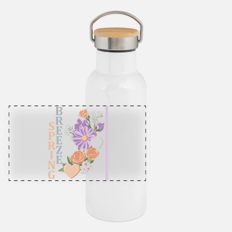 Spring Breeze Panoramic Thermal Bottle with Bamboo Lid