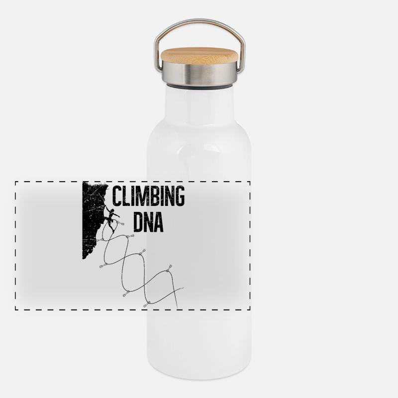 Climbing Dna Panoramic Thermal Bottle with Bamboo Lid