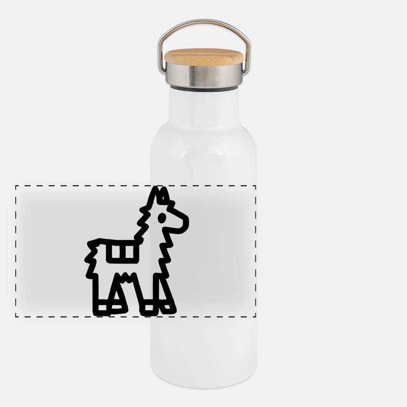 pinata Gourde isotherme avec bouchon en bambou