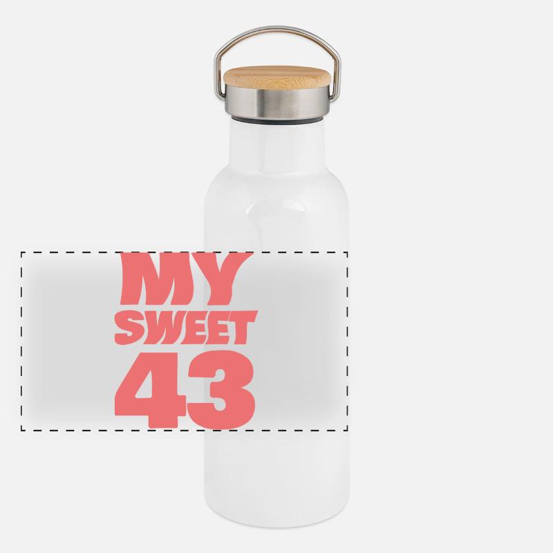 Suess 43 Panorama Thermosflasche mit Bambusdeckel