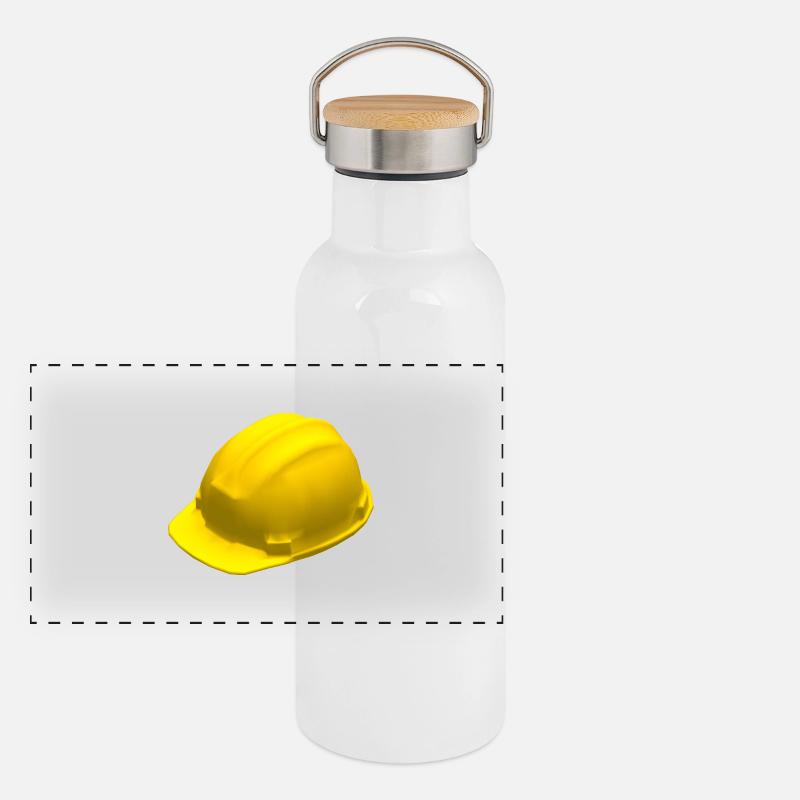 Helm Panorama Thermosflasche mit Bambusdeckel