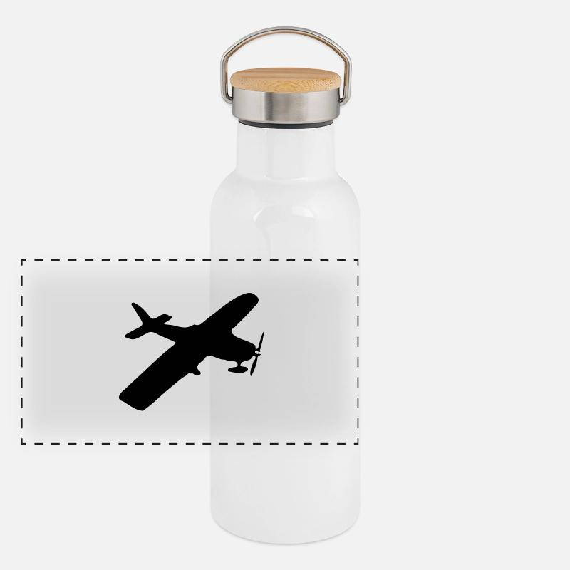 jet d'air Gourde isotherme avec bouchon en bambou