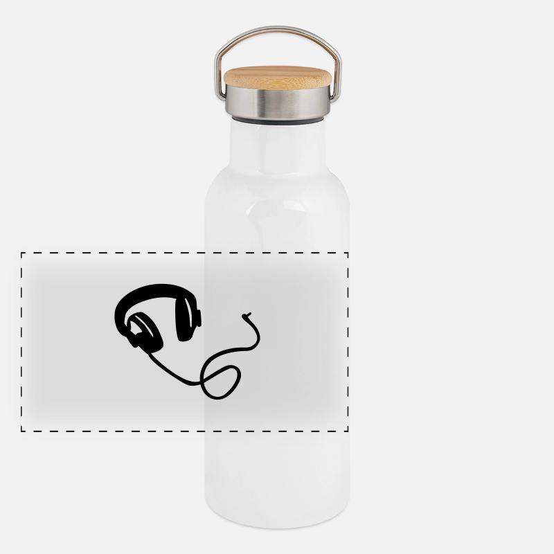 Casque Gourde isotherme avec bouchon en bambou