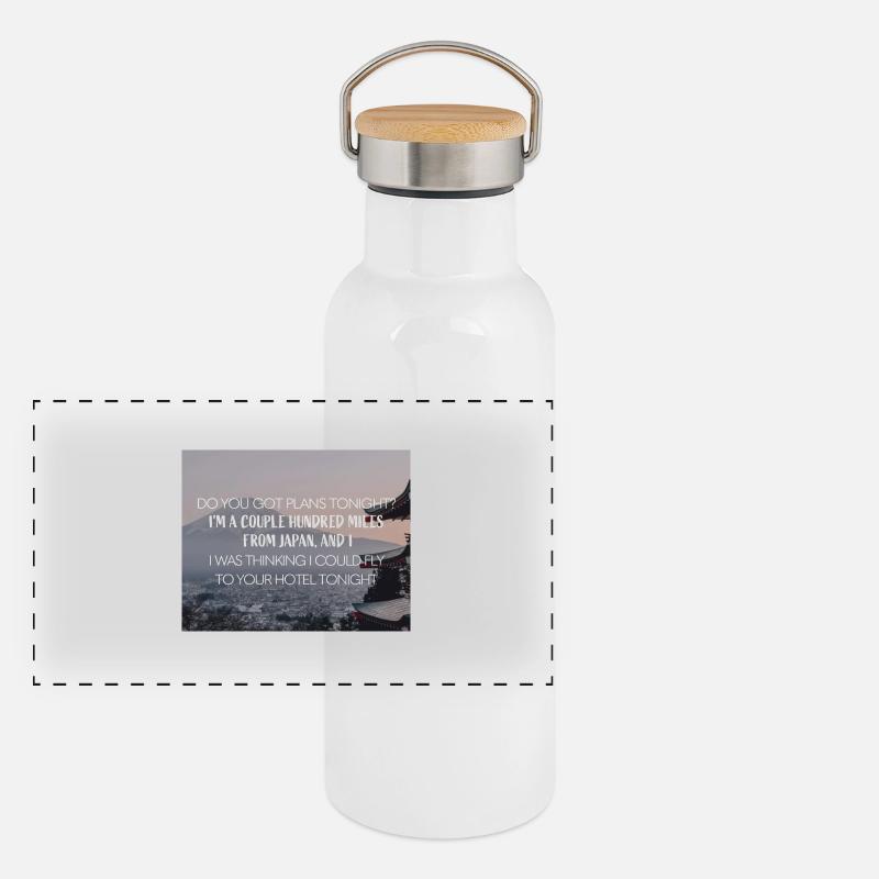 Lost in Japan - S. Mendes Panorama Thermosflasche mit Bambusdeckel