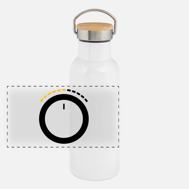 Régulateurs Power Tuner niveau d'écoute Contrôle du volume Gourde isotherme avec bouchon en bambou