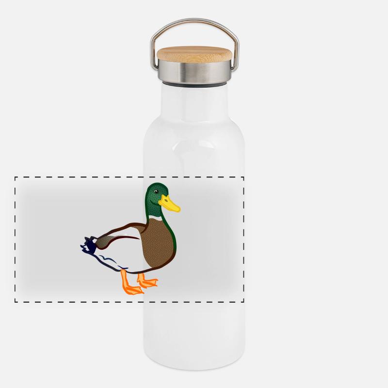 duck Panoramic Thermal Bottle with Bamboo Lid