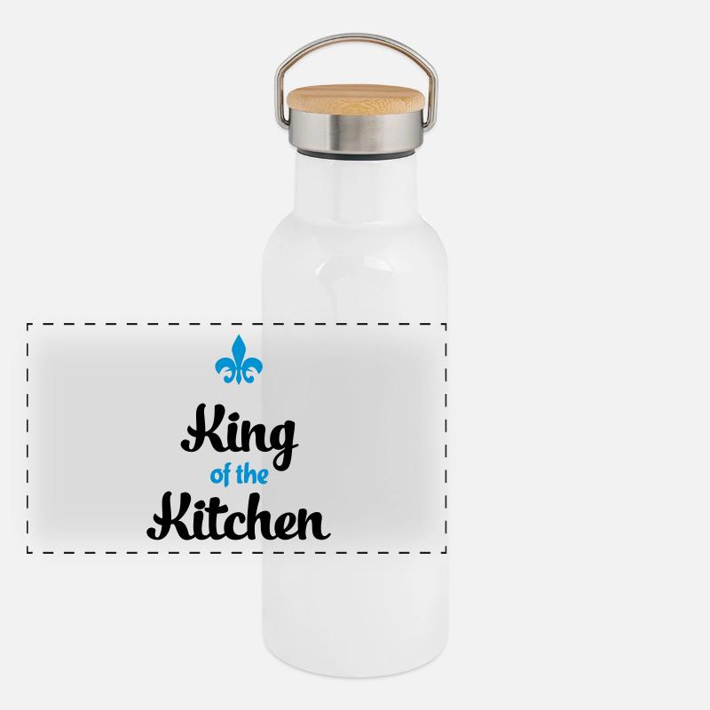 Cuire Gourde isotherme avec bouchon en bambou