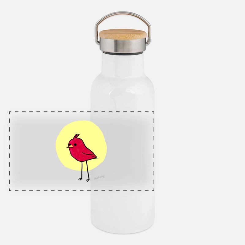 BIRB Gourde isotherme avec bouchon en bambou