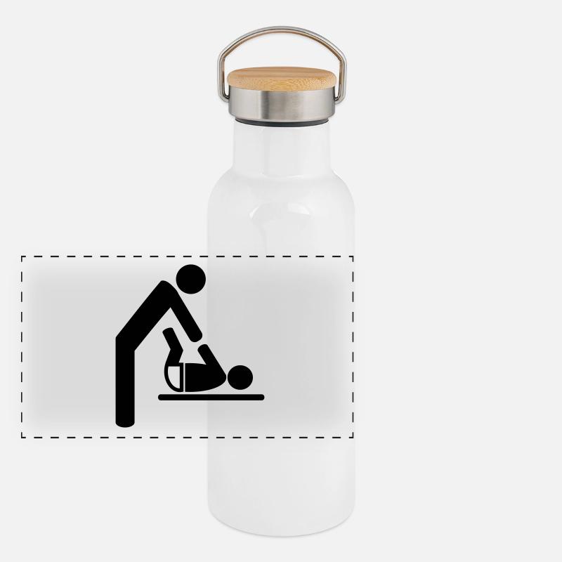 baby Gourde isotherme avec bouchon en bambou