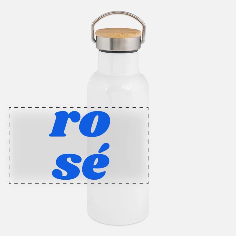 ro sé Panorama Thermosflasche mit Bambusdeckel