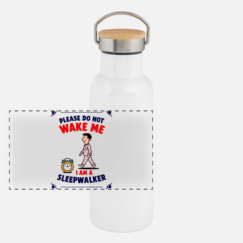 Somnambule Gourde isotherme avec bouchon en bambou