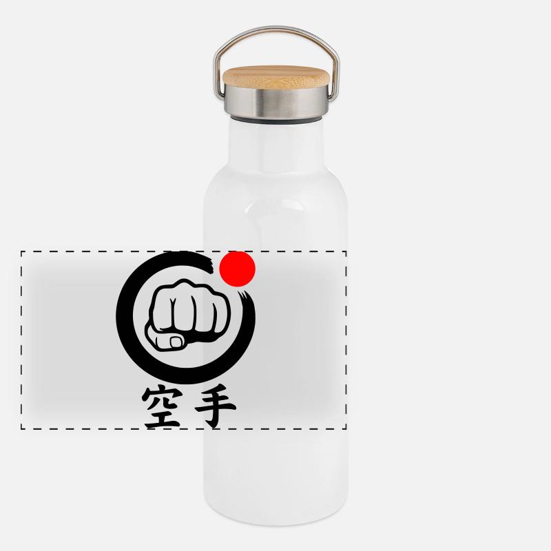 Karaté Faust / Poing Gourde isotherme avec bouchon en bambou