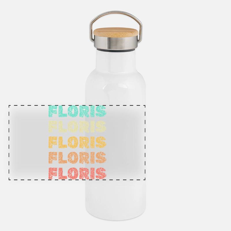 Floris als Floris Panorama Thermosflasche mit Bambusdeckel