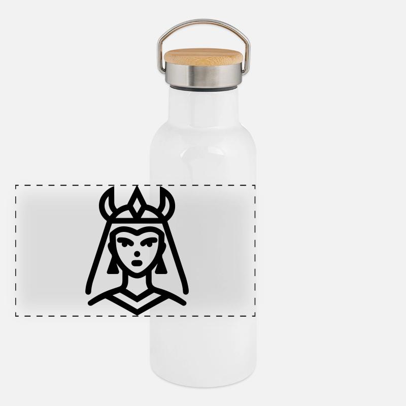 pharaon Gourde isotherme avec bouchon en bambou