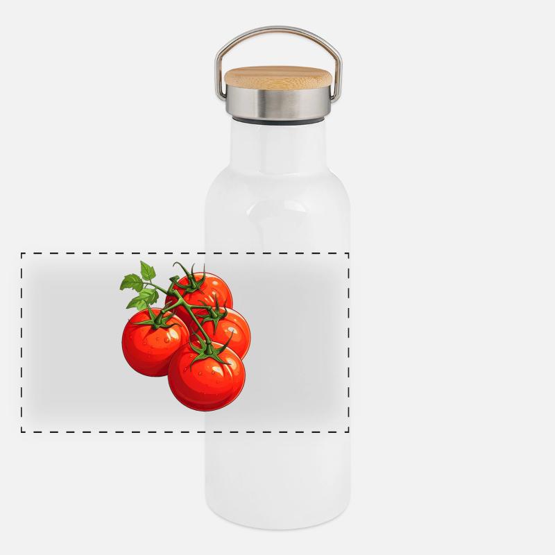 Tomates Gourde isotherme avec bouchon en bambou