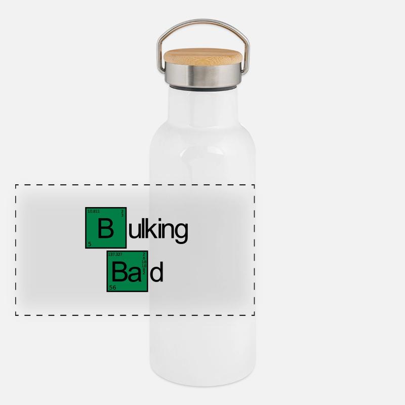 Bulking Bad Panoramic Thermal Bottle with Bamboo Lid