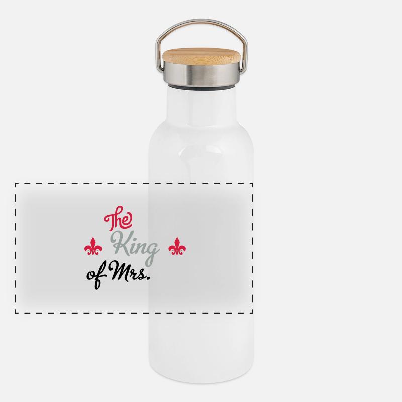 wedding Panoramic Thermal Bottle with Bamboo Lid